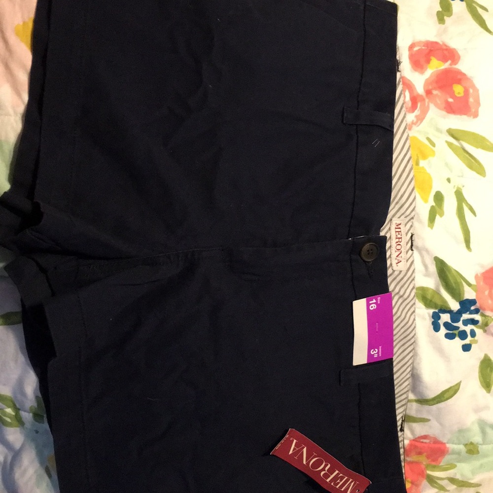 Blue shorts